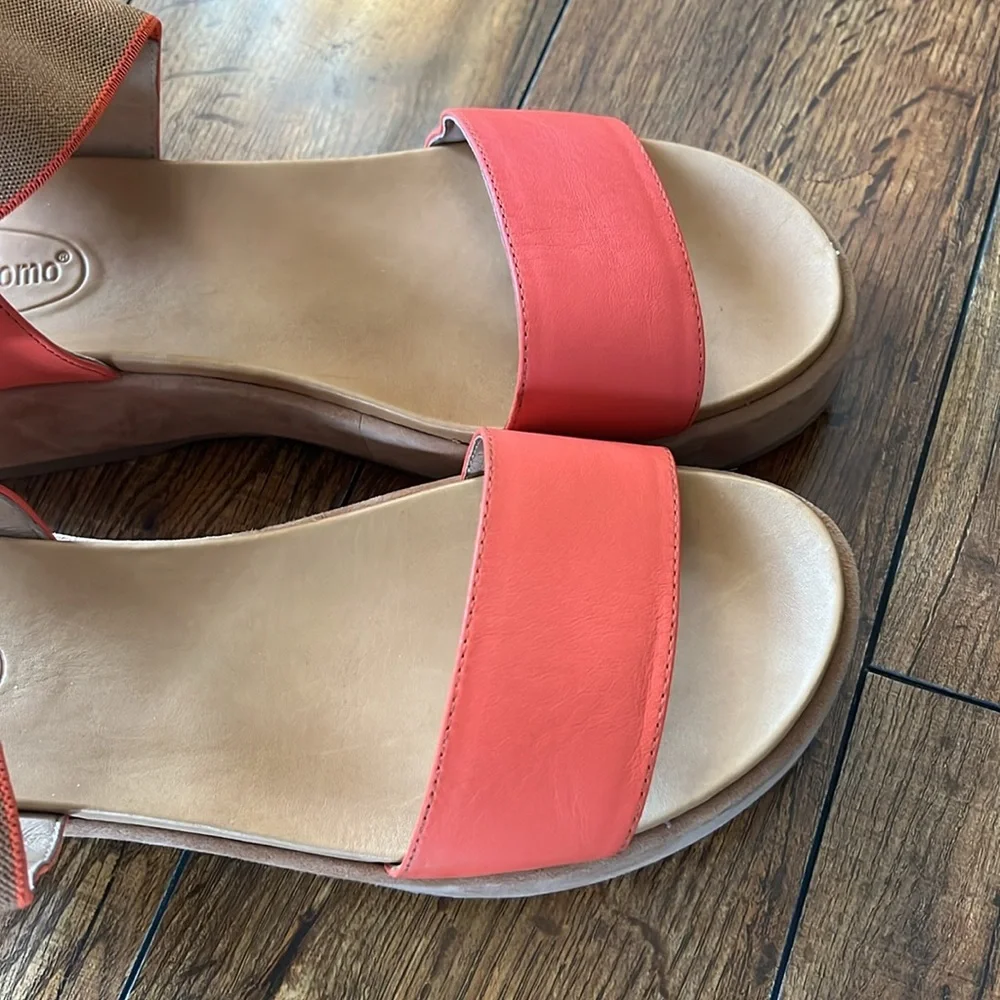 Corso Como Orange Wedge Sandals - Picture 4 of 4
